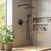 gotonovo Round Shower System 10 Inch High Pressure Rain Showerhead