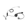 Single Ear Headset Comfortable Lightweight Noise Canceling Wired Computer Headset
