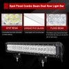 Willpower 12 Inch 72W Led Light Bar Flood Spot Combo