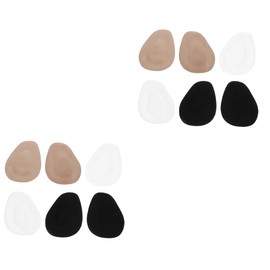 LALAFINA 2sets Lightweight Half Insoles Gel Inserts Toe Protector Comfortable for Day Wear Foot Protection 3pair*2