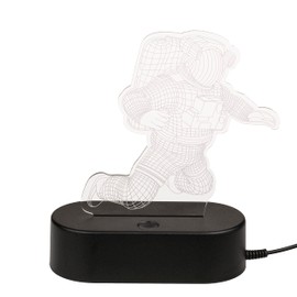 MIK funshopping 3D Light Night Light 3D Effect Lamp with Colour Changing 20 cm High (Astronaut)
