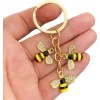 Llavero Amante De Las Abejas Abeja Panal Miel Insecto
