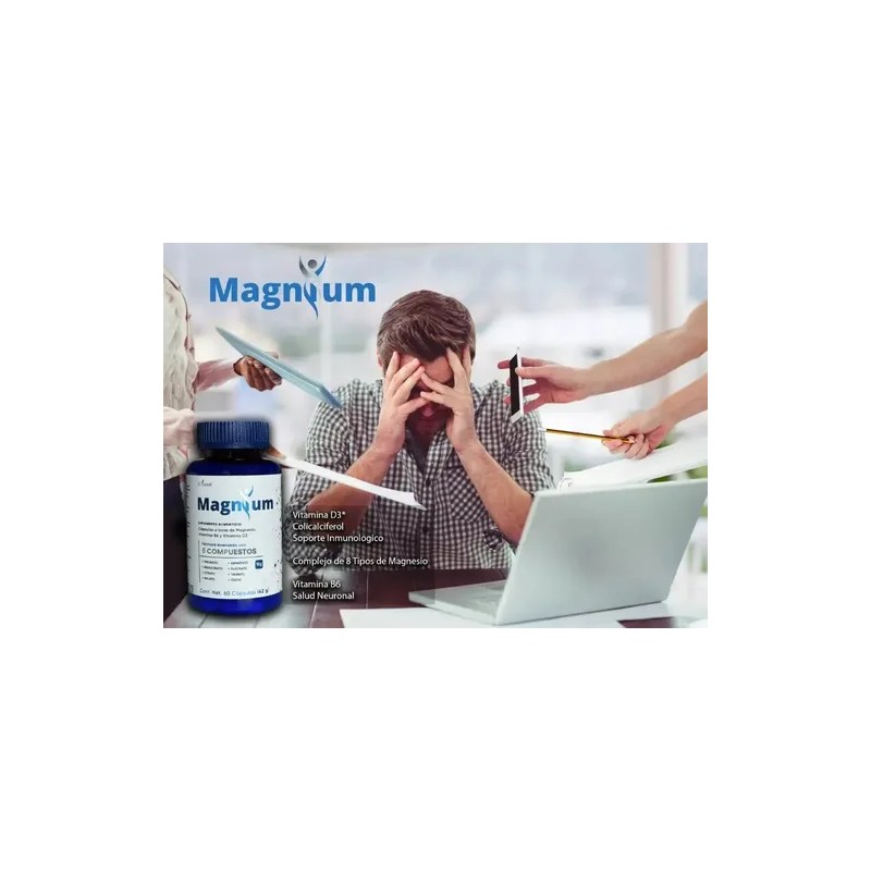 Magnesio Alta Eficacia Magnium Cap Sabor