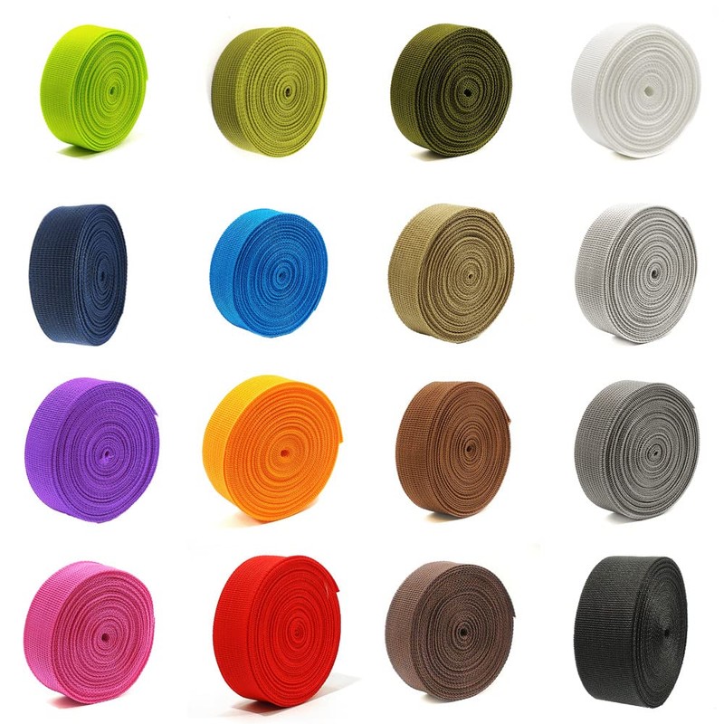 Backpack Strap (5 Meter x 20mm) + 20 Plastic Buckles,