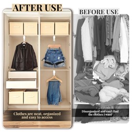 Valet Rod for Closets Pull Out, Closet Rods for Hanging Clothes Slide Out Pants Rack Clothes Organizer, Hanger Rail Metal Heavy Duty Poles for Pant and Coat (19.4in,White)