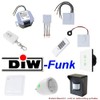 DIW-FUNK PD-545 Wireless Motion Sensor IP44 in Set with Wireless