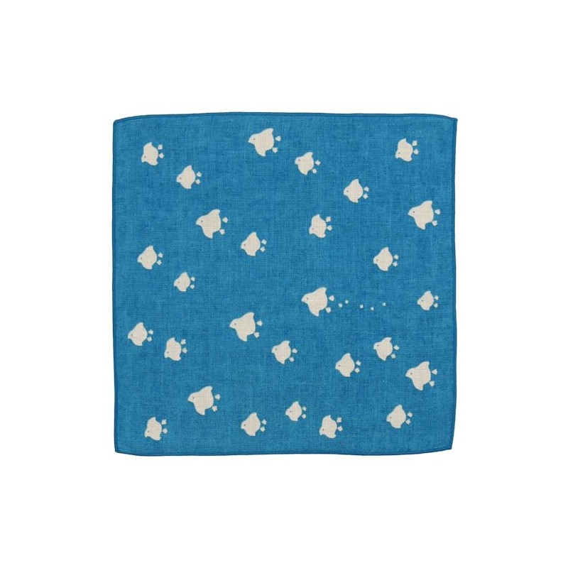 Hamamonyo Washed Towel Handkerchief Japanese Taupe