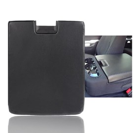 PIT66 Center Console Lid Armrest Cover, Compatible with 2008-2014 Chevy Silverado GMC Sierra/ 07-13 Tahoe Avalanche Yukon(XL), Black, OEM Number 20864151, 20864153, 20864154