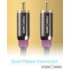 FosPower Subwoofer Cable (15 FT) RCA to RCA Audio Stereo