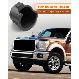 Hulyxayfave Left Side Cup Holder Insert Fit for Ford Super Duty F250 F350 F450 F550 2011-2019, Replace BC3Z-2813562-DA, 1 Pack