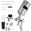 Happybuy Gravity Feed HVLP Spray Gun, Professional Auto Paint Sprayer