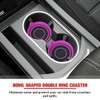 HAMOJUF Car Cup Holder Coaster, 4PCS Waterproof Sift-Proof Embedded in