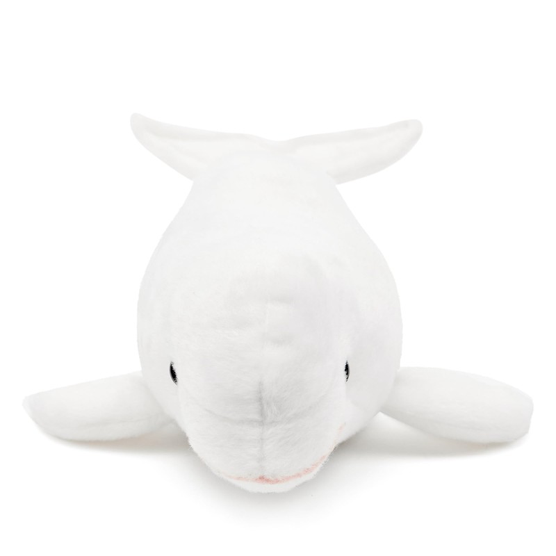 Zappi Co Ultra Soft Beluga Whale Plush Toy (32cm Length)