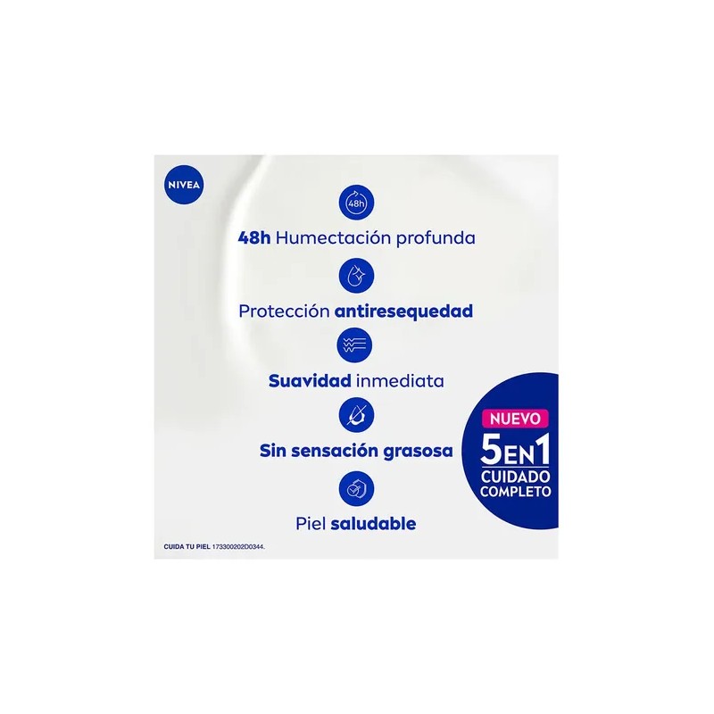 Nivea Body Milk Crema Corporal Humectante Nutritiva para Piel Extra