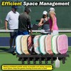 Pickleball Paddle Rack Holds 8 Paddles at a 45-Degree Angle