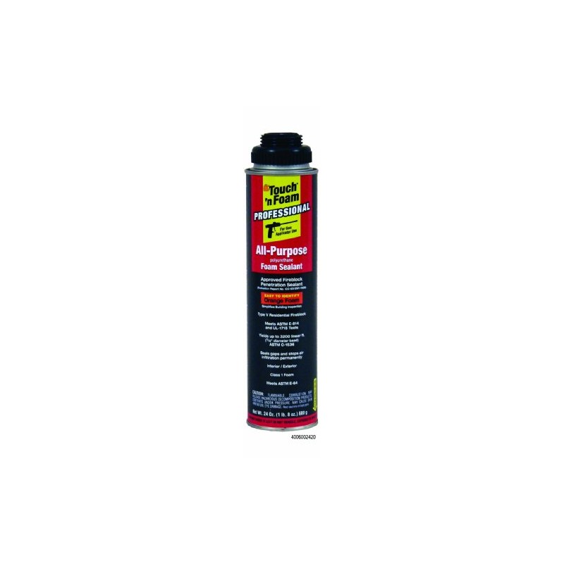 DAP Touch 'n Foam Pro All Purpose Gun Foam, Orange,