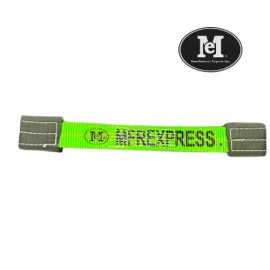 ME 2" x 18" Replacement Dog Bone Strap with Sewn Eye - Lime Green for Rollback