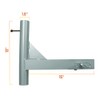 Flagpole-To-Go Hitch Mount for Portable Flagpole, Silver, 1.5" Diameter