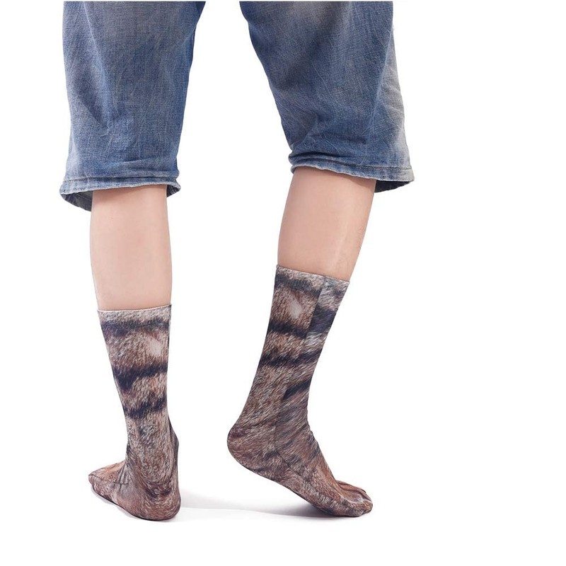 xywlwoer Animal Paw Socks Funny White Elephant Gifts for Adults,Novelty