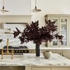 Afloral Plum Fake Cimicifuga Ramosa Leaves - 31"