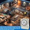 Mechanical Timer, 220-240V, 16A, 24 Hours, Analog Mechanical Timer, Diving