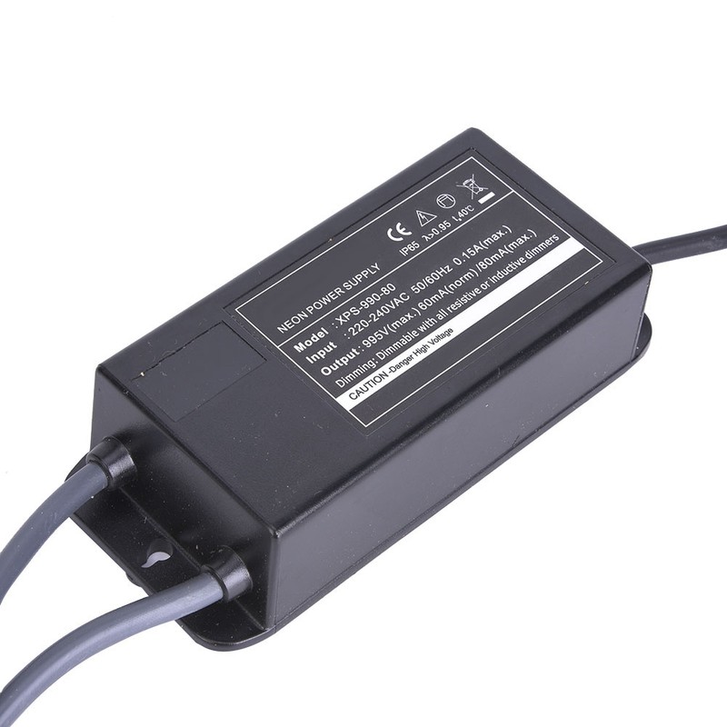 XPS-990-80 Neon Light Electronic Transformer Neon Sign Power Supply 0.9KV