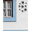 Set of 3 Ceramic Birds Swallows for Wall and Home