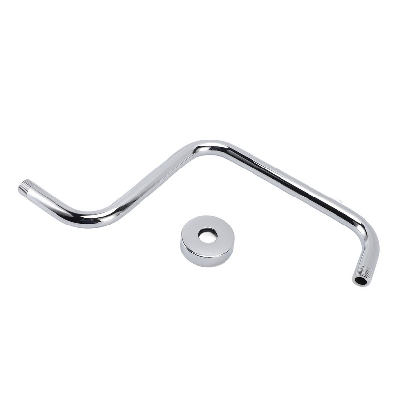 Shower Arm Stainless Steel Shower Arm with Flange S Shape