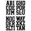 S.E.I. 3-Inch Iron-on T-Shirt Letters, Sport Letter Polyvinyl Heat Transfers,