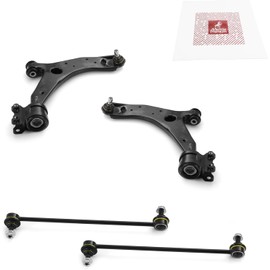 Metrix Premium Chassis Parts - 4 PC Front L/R Lower Control Arm & Front L/R Stabilizer Bar Link Kit Fits 06-17 Mazda 5, 2009 3 Sport, 04-09 3, Replacement RK620041, RK620040, K80235, Made in Europe