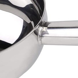 Pala de Uso General para Harina de Hielo de Acero Inoxidable de Fondo Redondo, Cuchara Multifuncional para Comida de Hielo, Granos de Café, Pala de Fruta Seca(24OZ)
