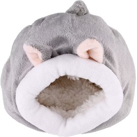 Norhogo Rat Hamster House Bed Winter Hedgehog Cuddle Sack Small Animal Pet Cave Cage Nest Accessories Mini Cute Cotton Hedgehog Small Animal House Cage Toy