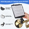 Somivrusa Trumpet Marching Lyre 2 in 1 Adjustable Trumpet &