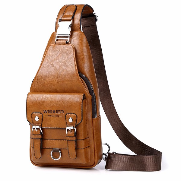 A-QMZL Sling Bags Mens Shoulder Bag Crossbody Bags Chest Bag