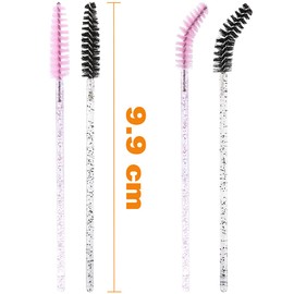 Aymorder 200 Piezas De Varitas De Rímel, Cepillos Para Pestañas, Cepillo Aplicador De Cejas, Kits De Herramientas De Pincel De Maquillaje Cosmético Para Extensión De Pes Bkpk 200 Piezas