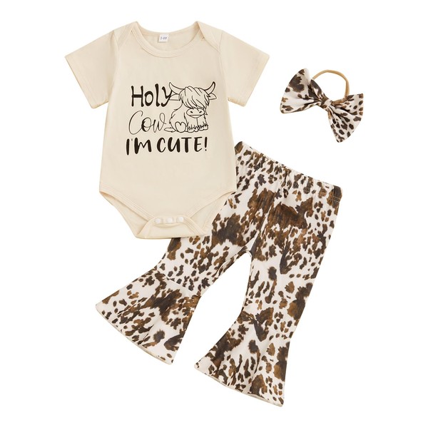 Baby Girl Summer Clothes Western Cowgirl Outfits Letter Print Short