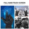 BISON DENIM Winter Genuine Sheepskin Leather Gloves for Men, Touchscreen