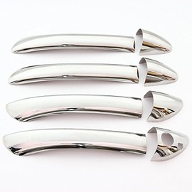 phil trade Chrome Stainless Steel Door Handles Caps