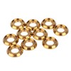 UHDFBDHF 10Pcs Titanium Flange Washer M5 M6 M8 M10 Spacer