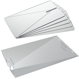 Drip Pan Heat Baffle and Drip Tray Liner Kit for Traeger Woodridge Pellet Grill, Stainless Heat Baffle with 5-Pack Disposable Drip Pan Linders for Traeger 860