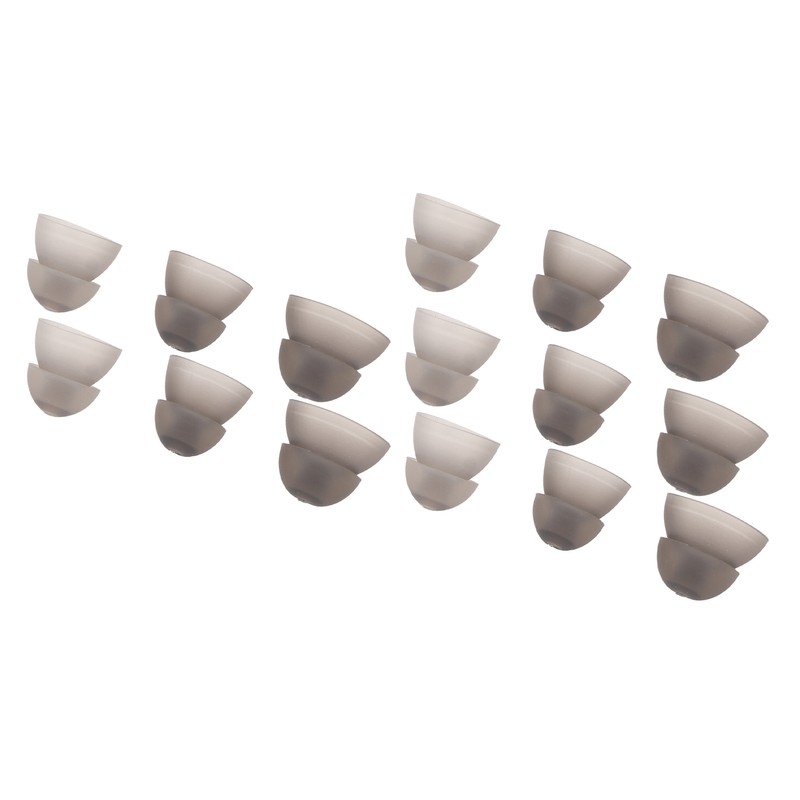 15pcs Hearing Amplifier Ear Plugs 2 Layers Silicone Soft Round