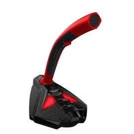 Kisangel USB Computer Microphone Omnidirectional Gaming Mic 3.5mm Recording Led Light