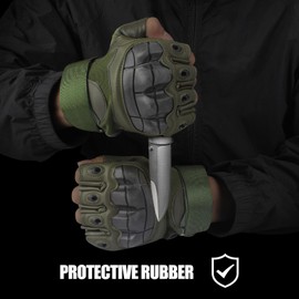 gzerma Motorcycle Gloves Men's Tactical Gloves Touchscreen Military Tactical Gloves Breathable Cycling Gloves for Hiking, Hunting, Airsoft, Military, Paintball
