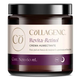 Crema Facial Antiarrugas Collagenic Con Retinol Y Colágeno Hidrolizado Para Día y Noche Mejora la Firmeza y Textura de la Piel
