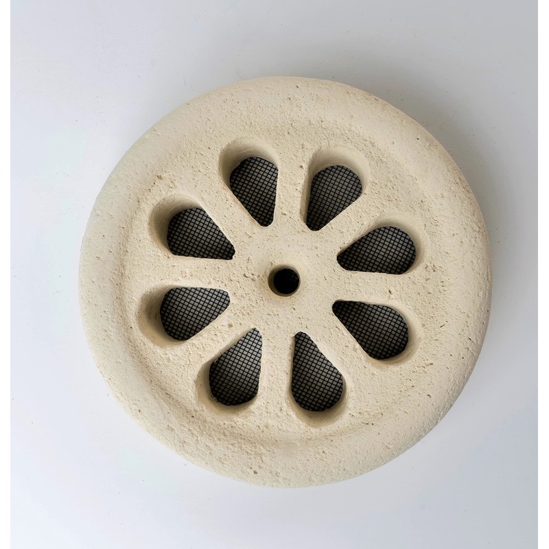Matera Stone Round Air Vent Grille for 100mm Diameter Pipe