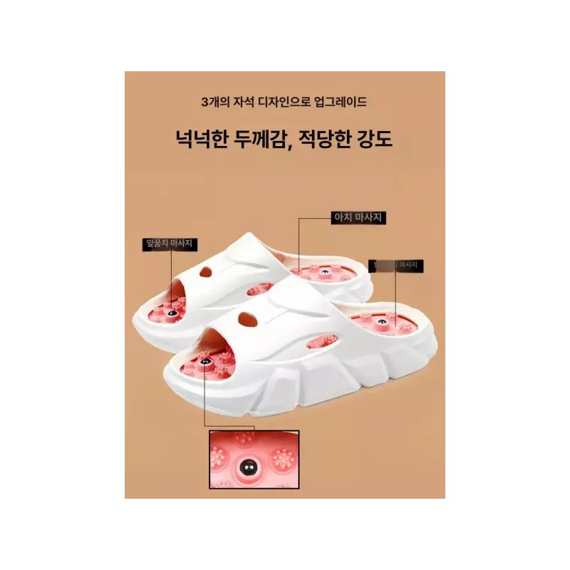 Aileen 두우둥 신예은지압슬리퍼 건강슬리퍼 아이린 슬리퍼 [핑크 L] Duodung Shin