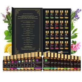 MAYJAM Essential Oil Set, Aroma Oil Set, Essential Oil, Trial Set, Massage Oil, Gift, 0.2 fl oz (5 ml) x 20 Bottles