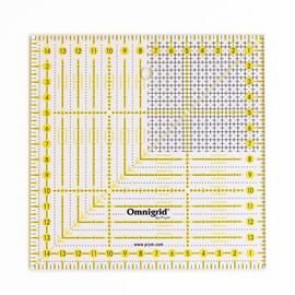 Prym PRM611306 Omni Grid Ruler, 5.9 x 5.9 inches (15 x 15 cm)