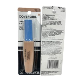 Covergirl Clean Matte Concealer (215-220 Medium) Lot of 2 x (11ml / 0.37fl.oz)