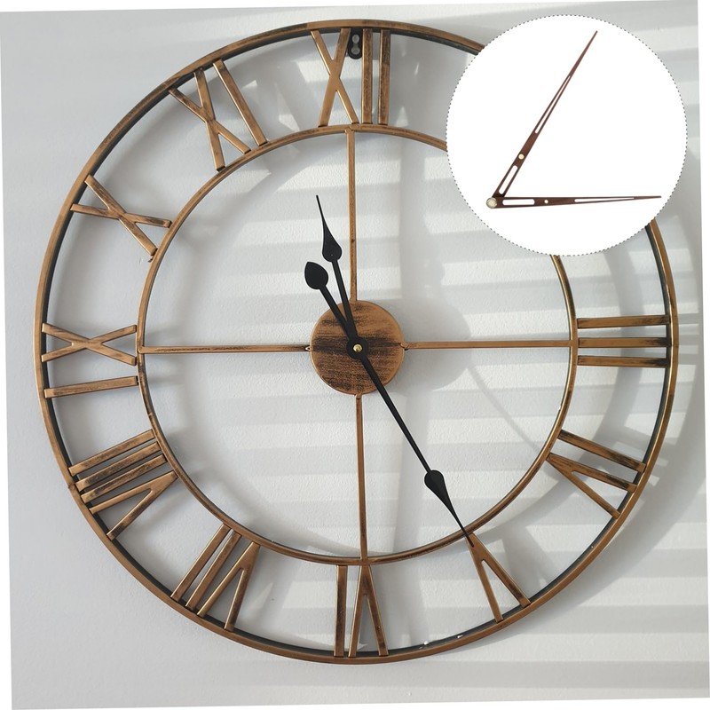 Tofficu 1 Set Wooden Clock Hands Replacement DIY Wall Clock